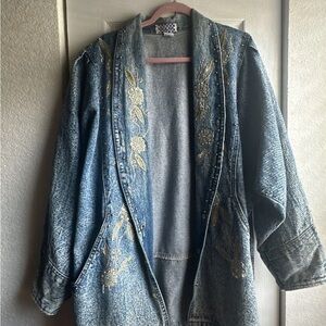 COPY - Vintage Denim Trench Coat